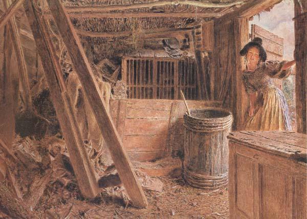 William Henry Hunt,OWS The Outhouse (mk46) china oil painting image